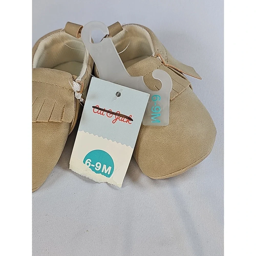 Cat & Jack Moccasin From Target Size 6-9  Months Color Tan